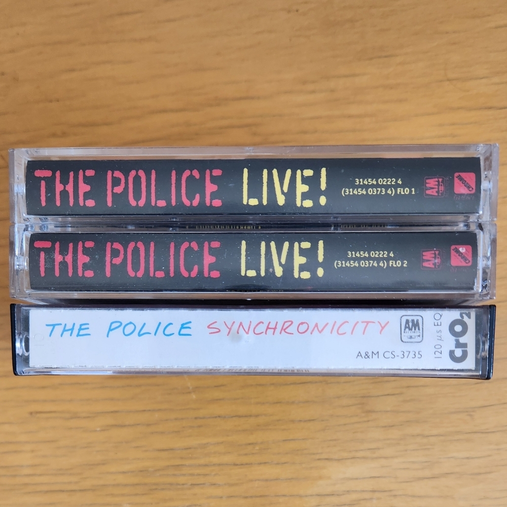 The Police - 80s & 90s Tapes (Lot of 3) 